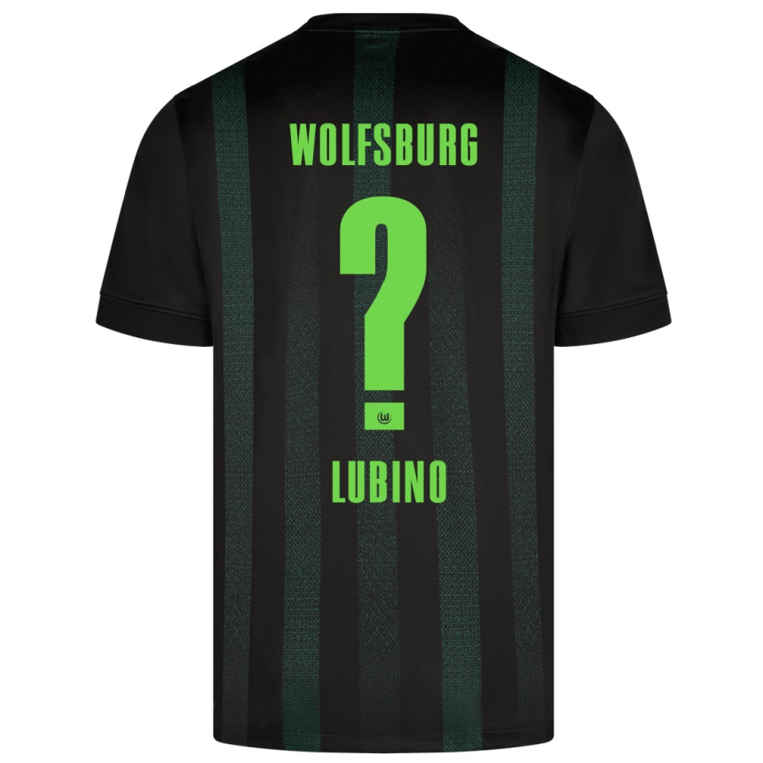 Kids Football Francesco Lubino #0 Dark Green Away Jersey 2024/25 T-Shirt Canada