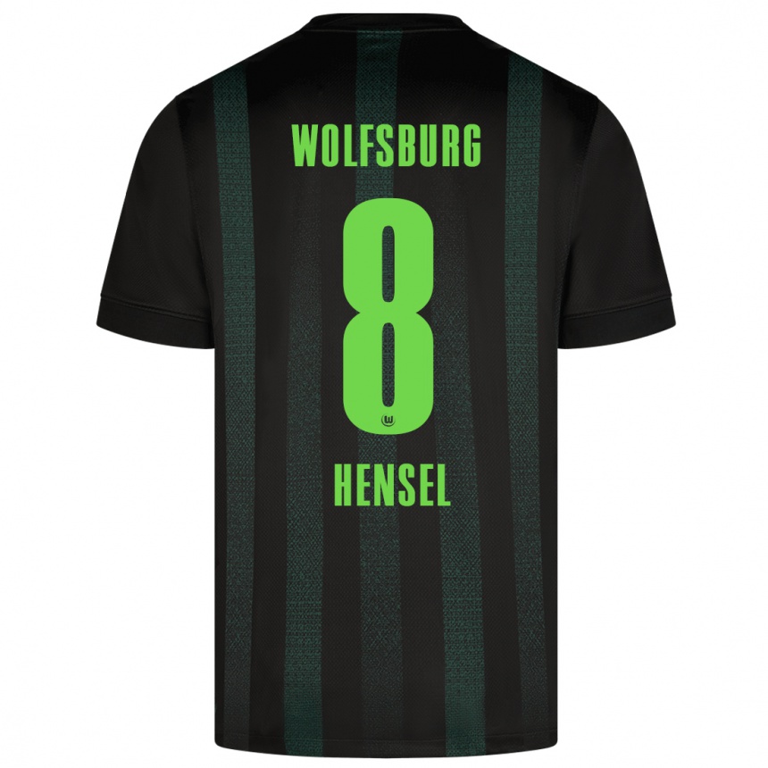 Kids Football Pharell Hensel #8 Dark Green Away Jersey 2024/25 T-Shirt Canada