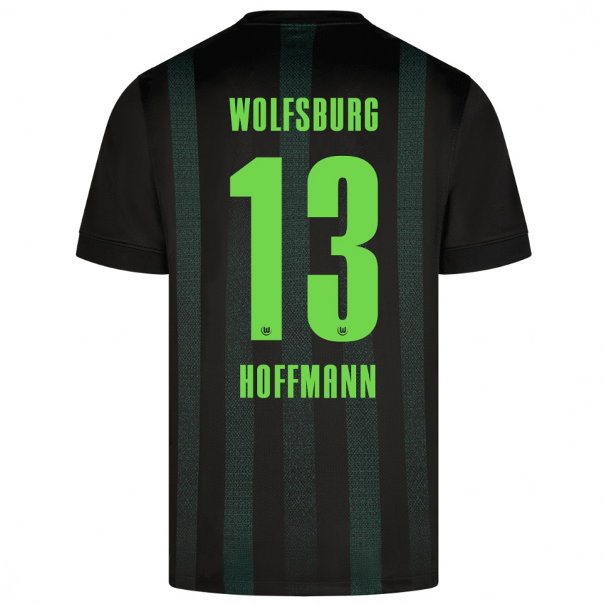 Kids Football Nils Hoffmann #13 Dark Green Away Jersey 2024/25 T-Shirt Canada