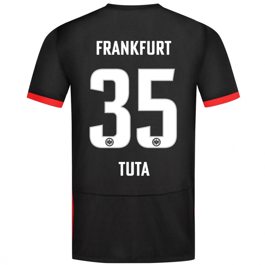 Kids Football Tuta #35 Black Away Jersey 2024/25 T-Shirt Canada