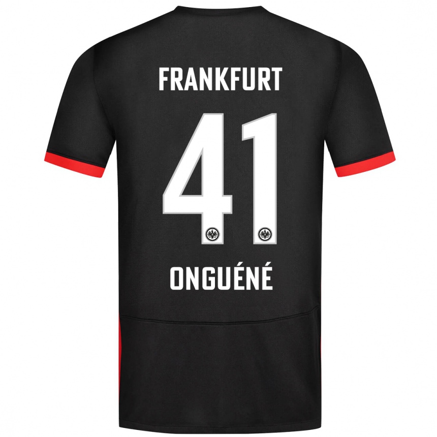 Kids Football Jérôme Onguéné #41 Black Away Jersey 2024/25 T-Shirt Canada