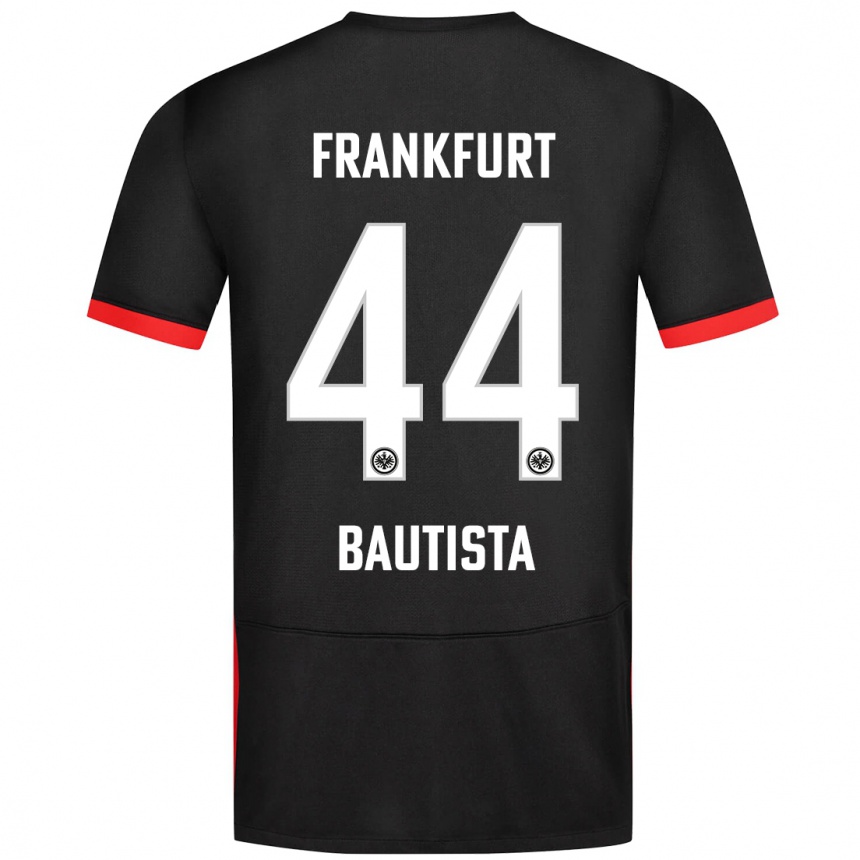 Enfant Football Maillot Davis Bautista #44 Noir Tenues Extérieur 2024/25 Canada