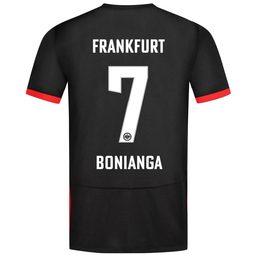 Enfant Football Maillot Phinees Bonianga #7 Noir Tenues Extérieur 2024/25 Canada