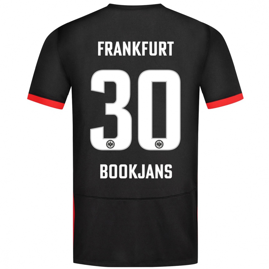 Enfant Football Maillot Jakob Bookjans #30 Noir Tenues Extérieur 2024/25 Canada