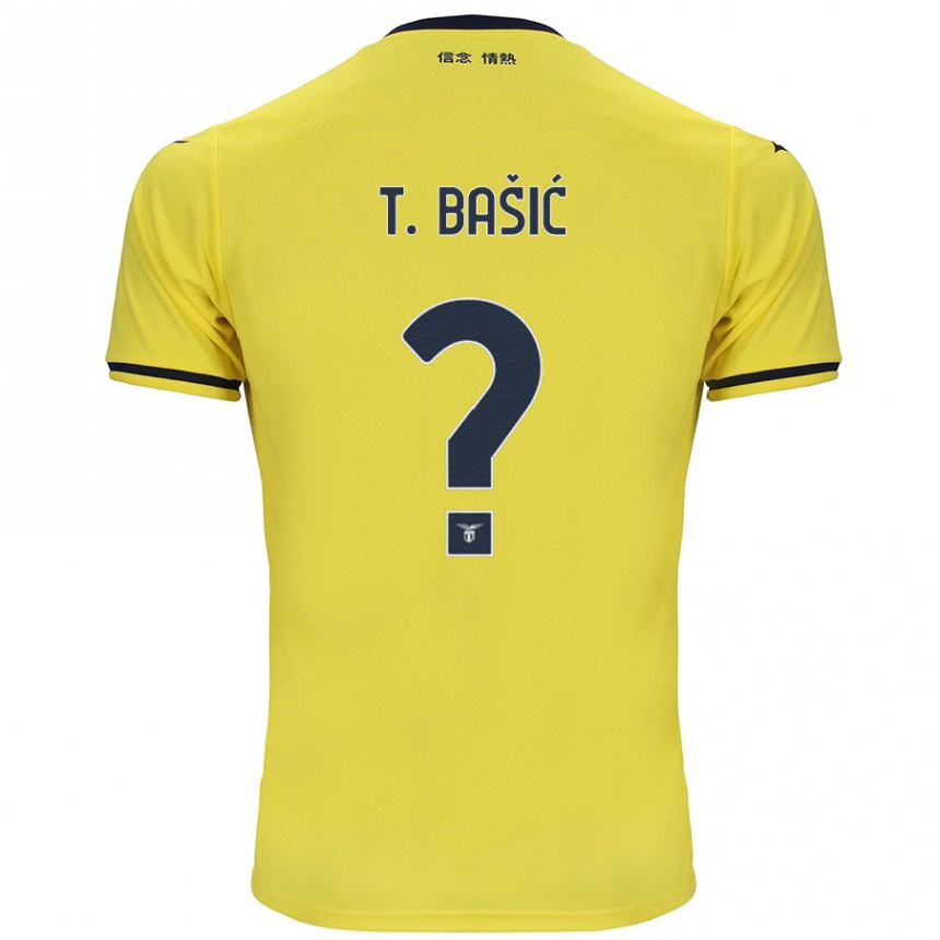 Enfant Football Maillot Toma Basic #0 Jaune Tenues Extérieur 2024/25 Canada