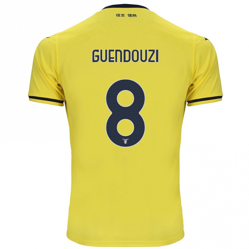 Enfant Football Maillot Matteo Guendouzi #8 Jaune Tenues Extérieur 2024/25 Canada