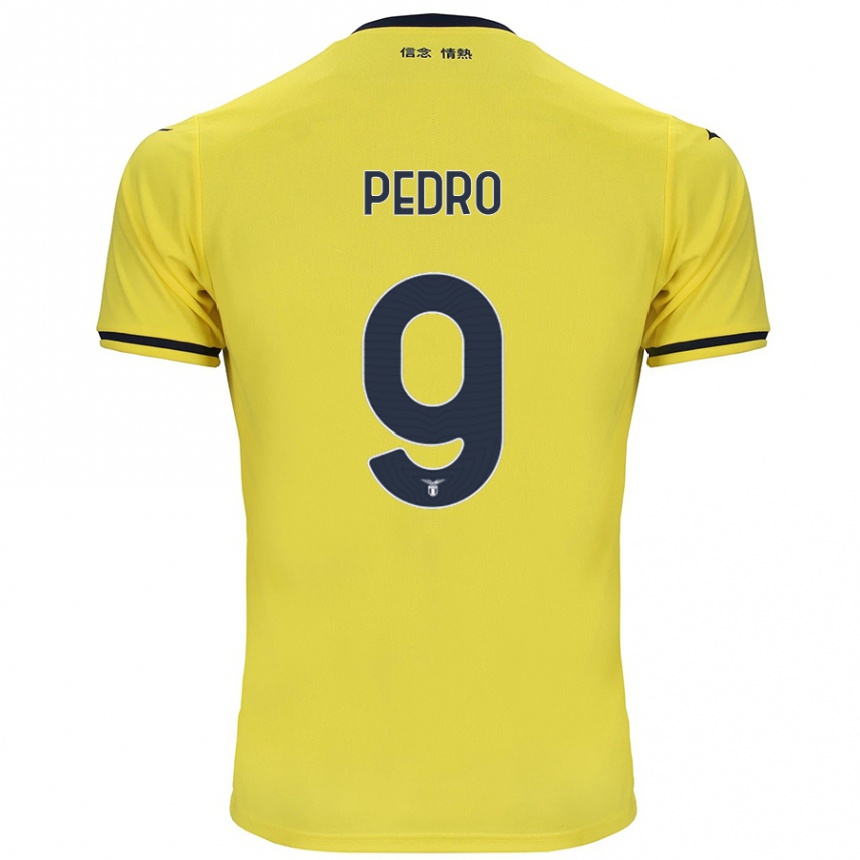 Enfant Football Maillot Pedro #9 Jaune Tenues Extérieur 2024/25 Canada