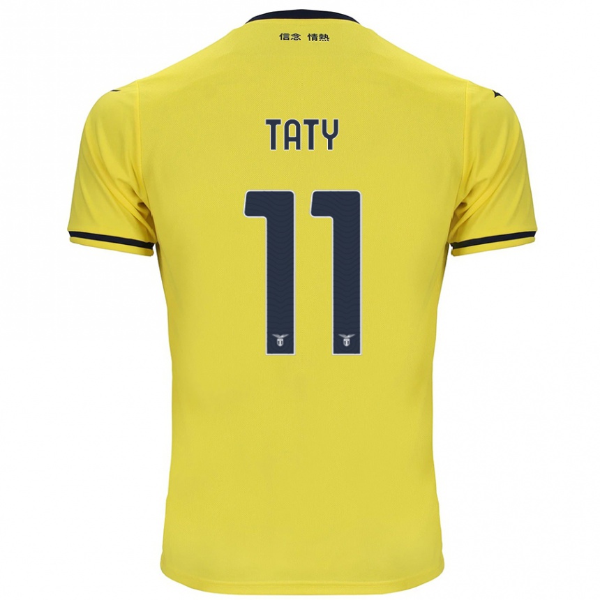 Enfant Football Maillot Taty Castellanos #11 Jaune Tenues Extérieur 2024/25 Canada