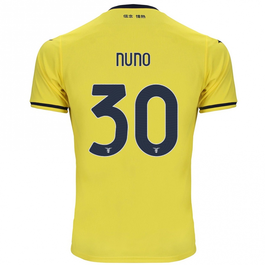 Enfant Football Maillot Nuno Tavares #30 Jaune Tenues Extérieur 2024/25 Canada