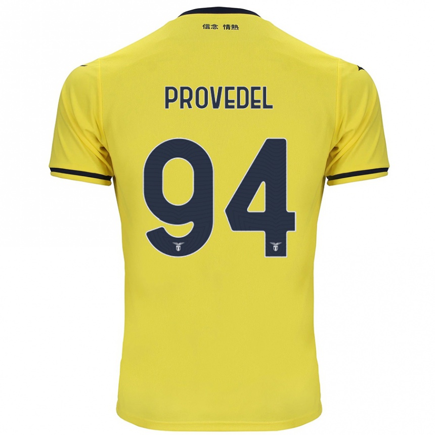 Enfant Football Maillot Ivan Provedel #94 Jaune Tenues Extérieur 2024/25 Canada