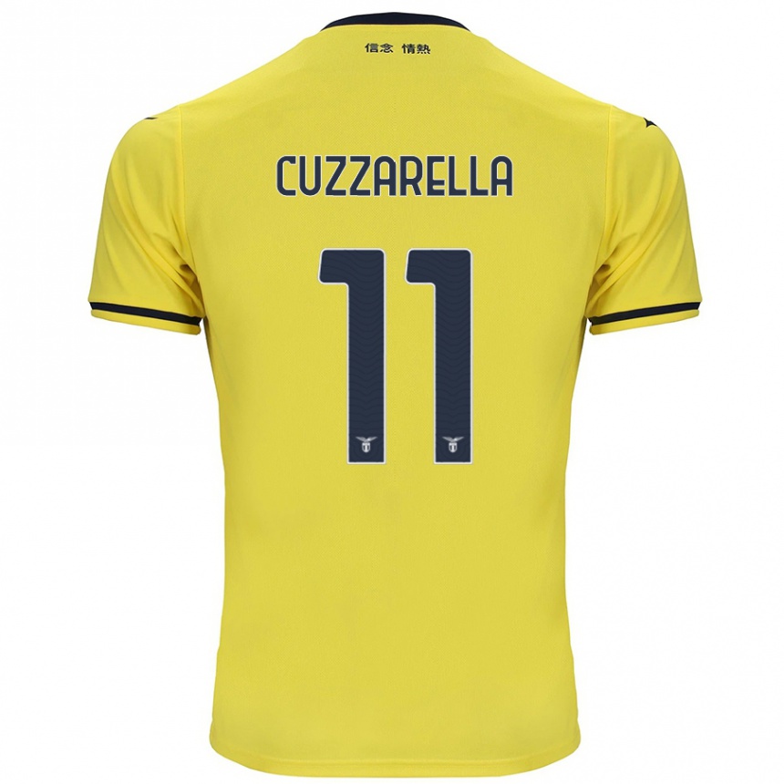 Enfant Football Maillot Cristian Cuzzarella #11 Jaune Tenues Extérieur 2024/25 Canada