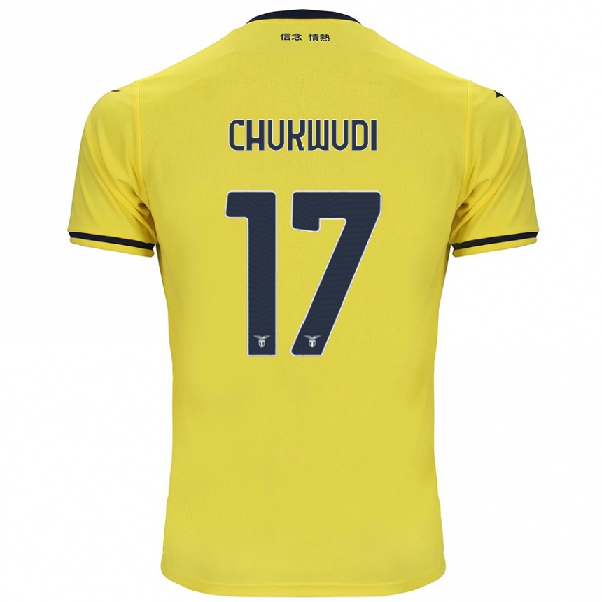 Kids Football Ogonna Franca Chukwudi #17 Yellow Away Jersey 2024/25 T-Shirt Canada