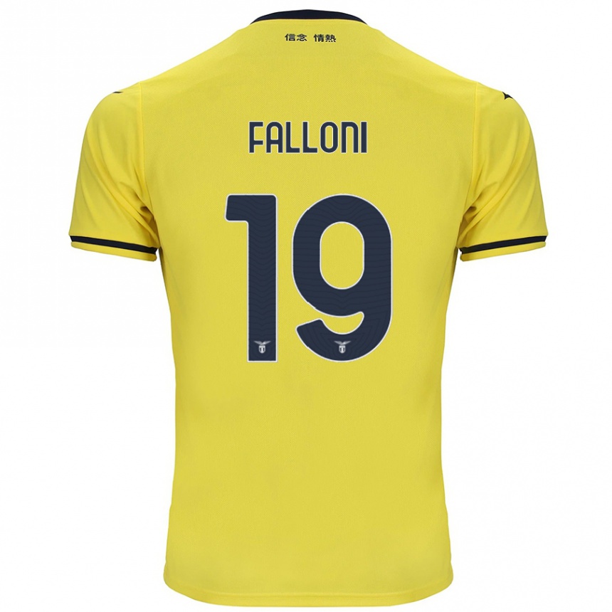 Enfant Football Maillot Ludovica Falloni #19 Jaune Tenues Extérieur 2024/25 Canada