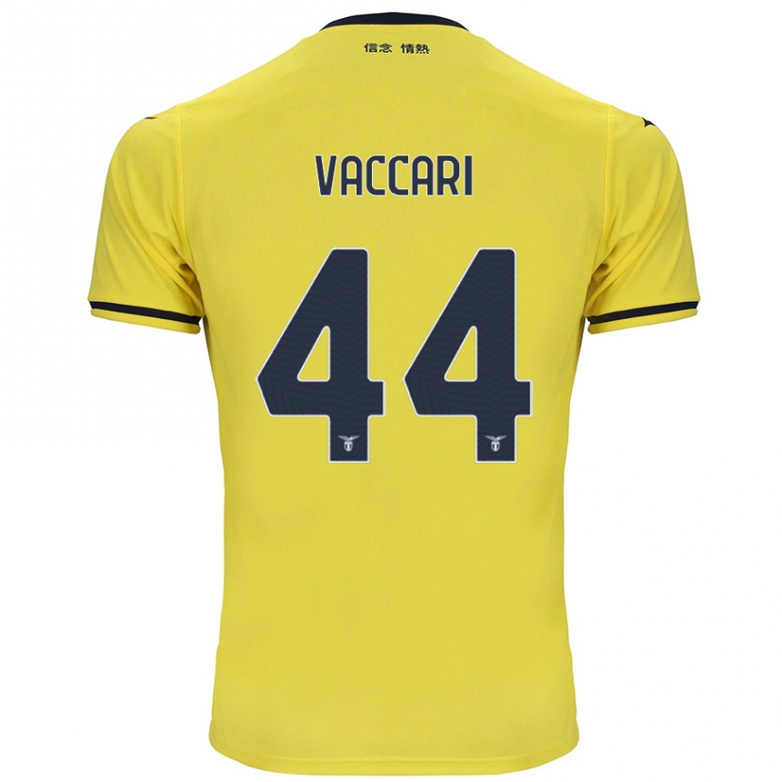 Kids Football Flavia Vaccari #44 Yellow Away Jersey 2024/25 T-Shirt Canada