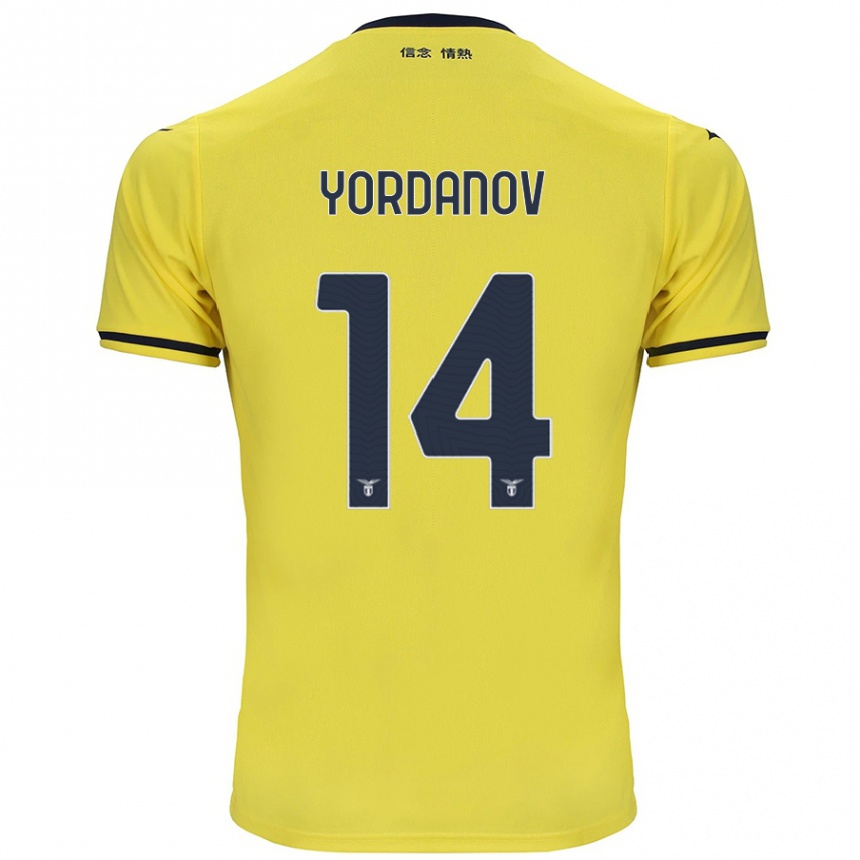 Kids Football Damyan Yordanov #14 Yellow Away Jersey 2024/25 T-Shirt Canada