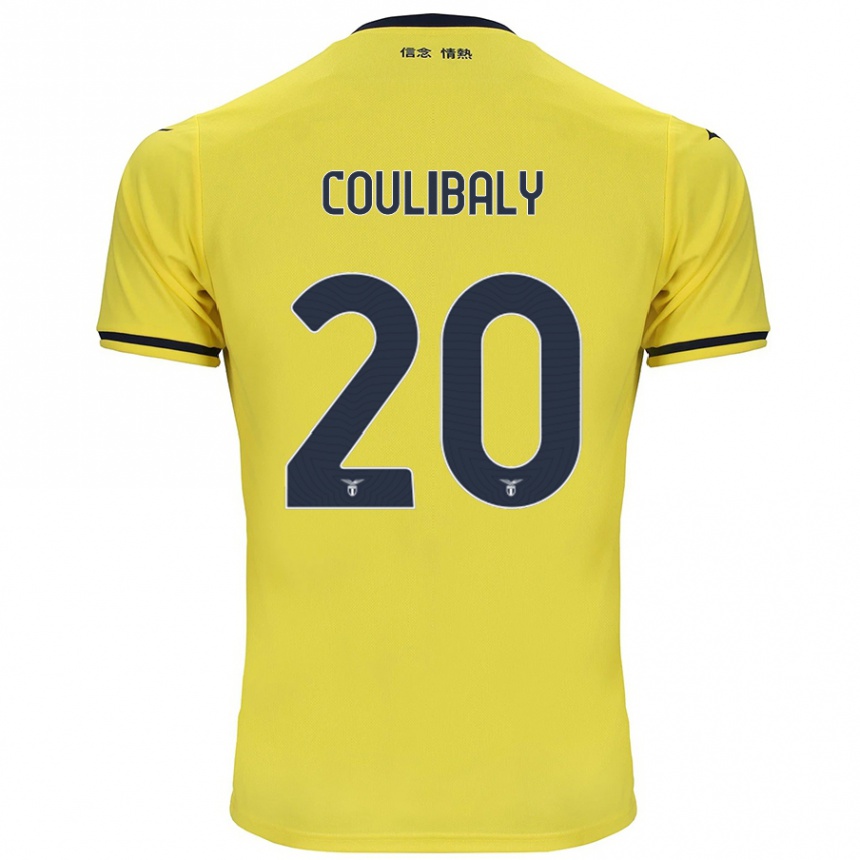 Kids Football Larsson Coulibaly #20 Yellow Away Jersey 2024/25 T-Shirt Canada