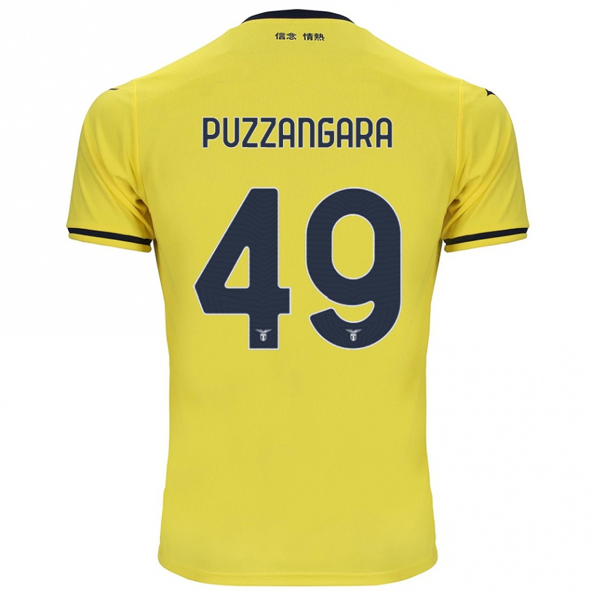 Enfant Football Maillot Angelo Antonio Puzzangara #49 Jaune Tenues Extérieur 2024/25 Canada