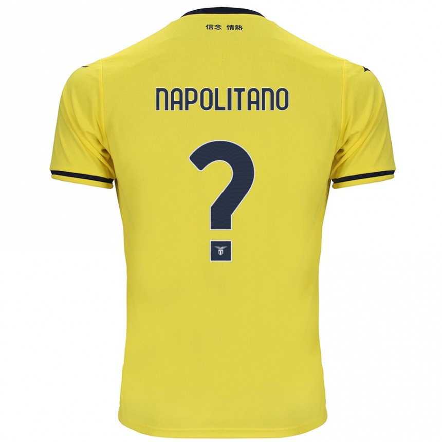 Enfant Football Maillot Federico Napolitano #0 Jaune Tenues Extérieur 2024/25 Canada