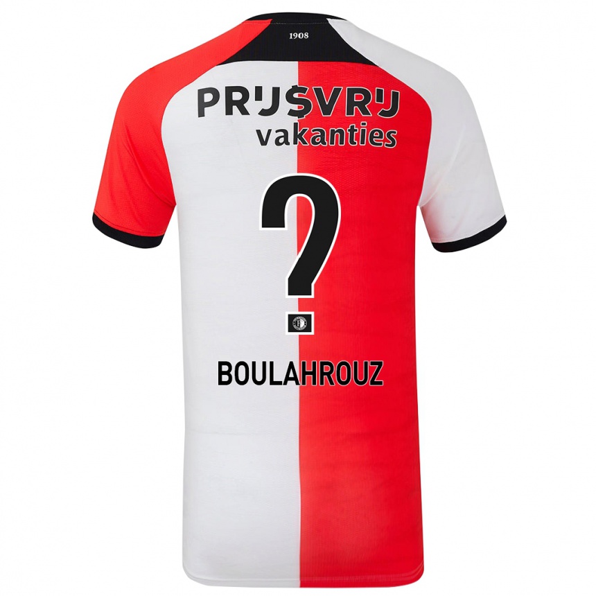 Homme Football Maillot Rayan Boulahrouz #0 Rouge Blanc Tenues Domicile 2024/25 Canada