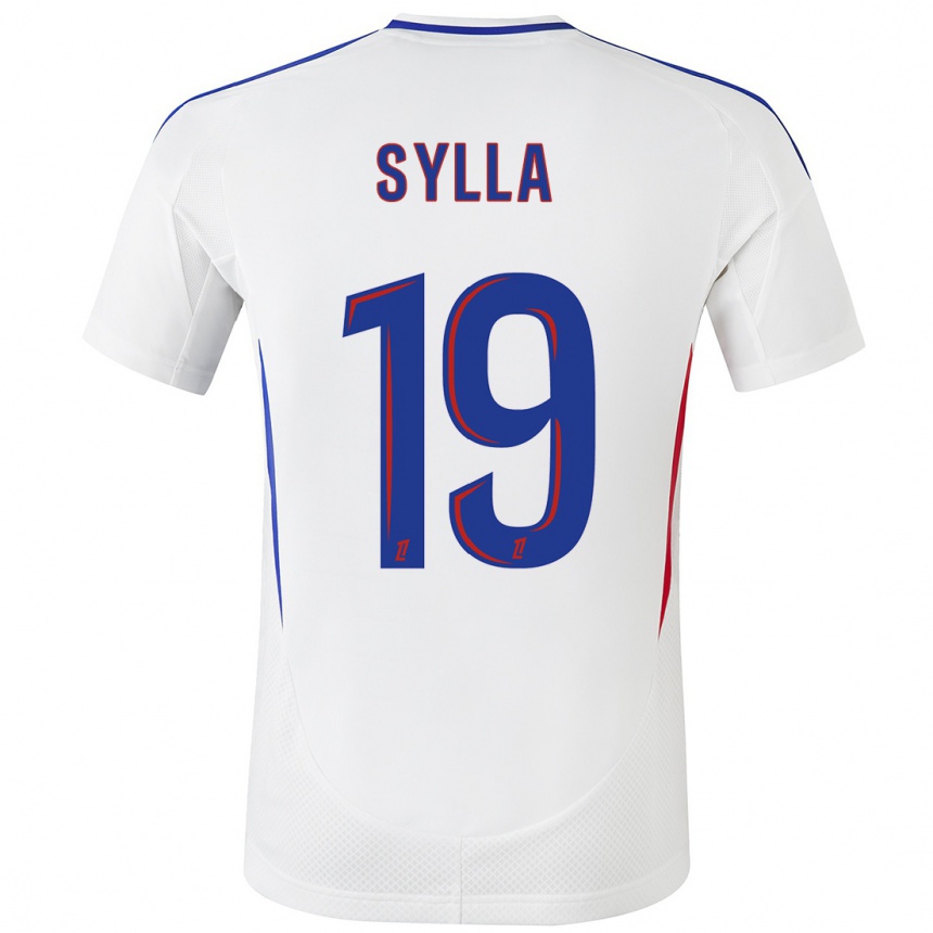 Homme Football Maillot Kysha Sylla #19 Blanc Bleu Tenues Domicile 2024/25 Canada