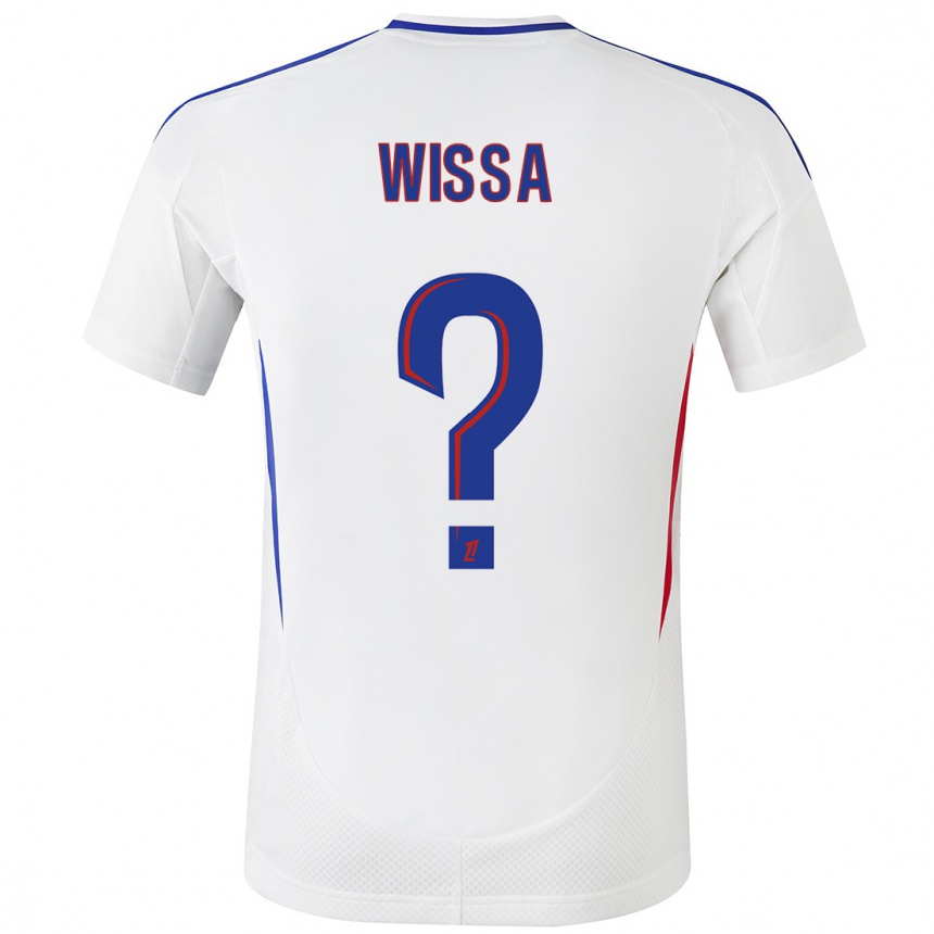 Men Football Eli Wissa #0 White Blue Home Jersey 2024/25 T-Shirt Canada