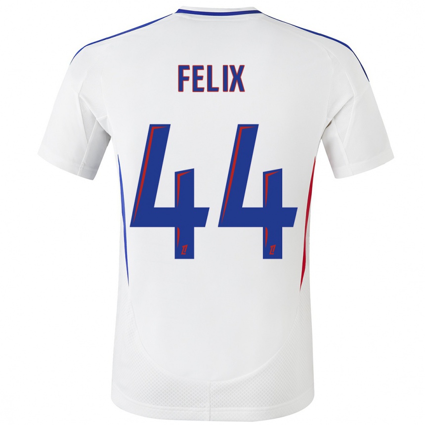 Men Football Marley Felix #44 White Blue Home Jersey 2024/25 T-Shirt Canada