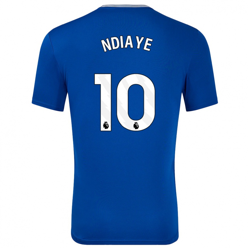 Homme Football Maillot Iliman Ndiaye #10 Bleu Avec Tenues Domicile 2024/25 Canada