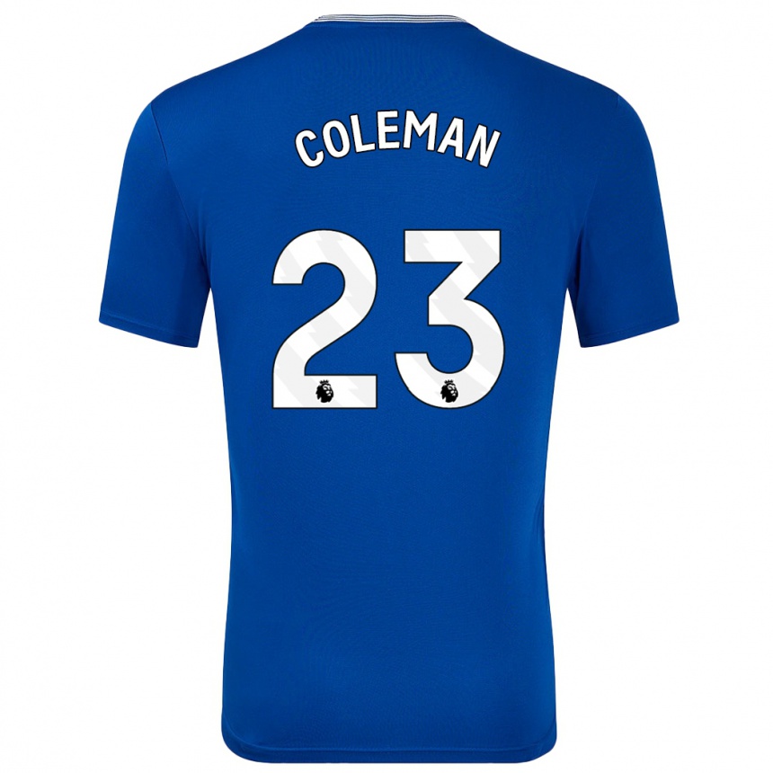 Homme Football Maillot Seamus Coleman #23 Bleu Avec Tenues Domicile 2024/25 Canada