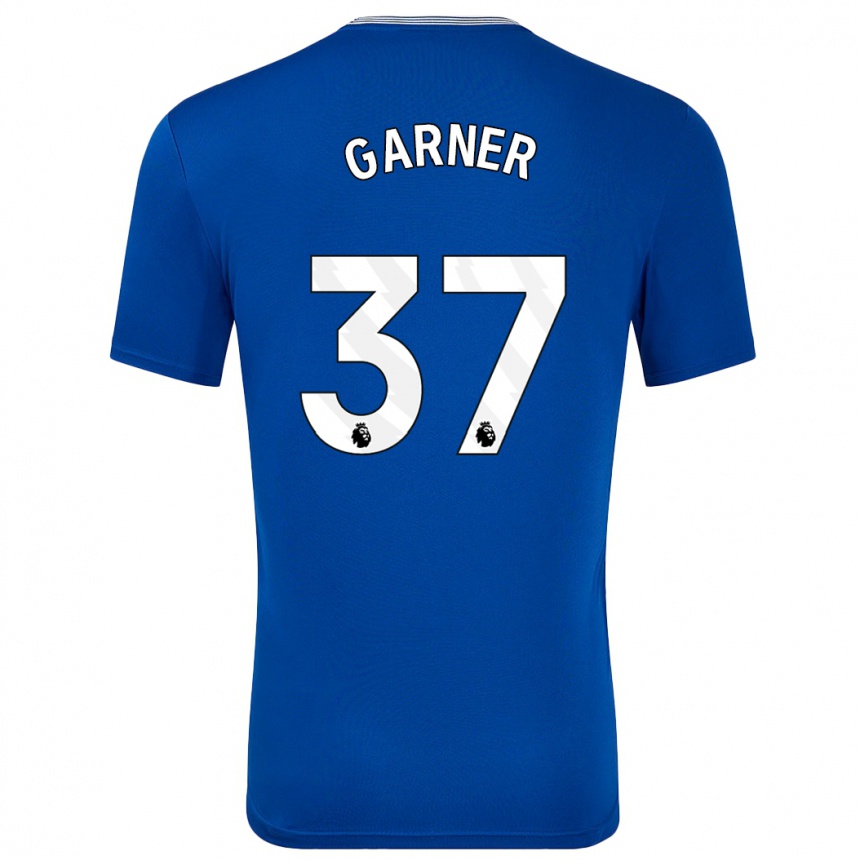 Homme Football Maillot James Garner #37 Bleu Avec Tenues Domicile 2024/25 Canada