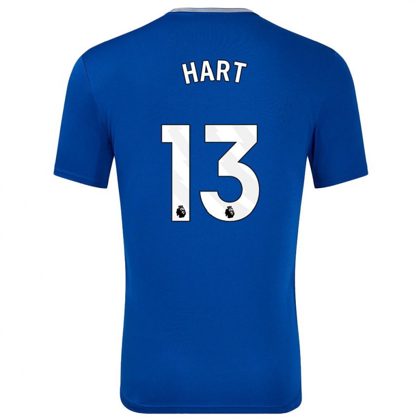 Men Football Libby Hart #13 Blue With Home Jersey 2024/25 T-Shirt Canada