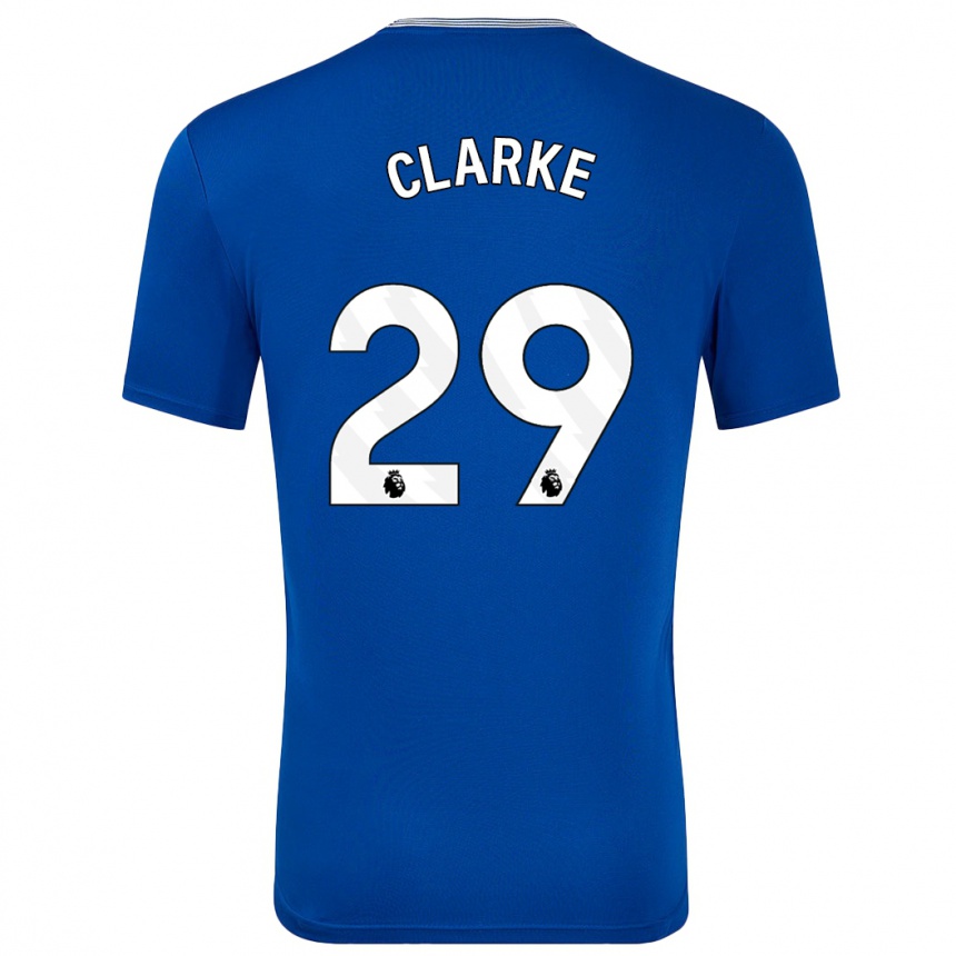 Men Football Abbey Clarke #29 Blue With Home Jersey 2024/25 T-Shirt Canada