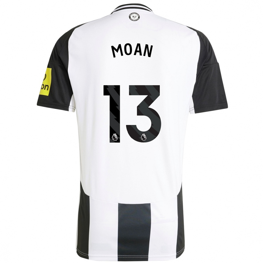 Homme Football Maillot Claudia Moan #13 Blanc Noir Tenues Domicile 2024/25 Canada