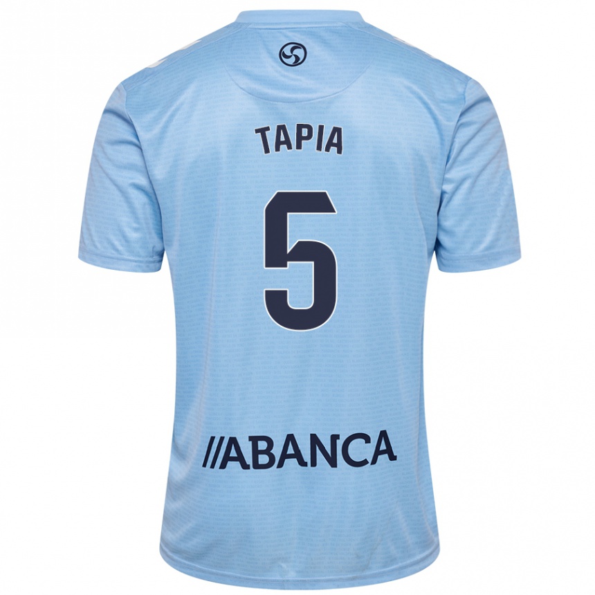 Homme Football Maillot Renato Tapia #5 Bleu Ciel Tenues Domicile 2024/25 Canada