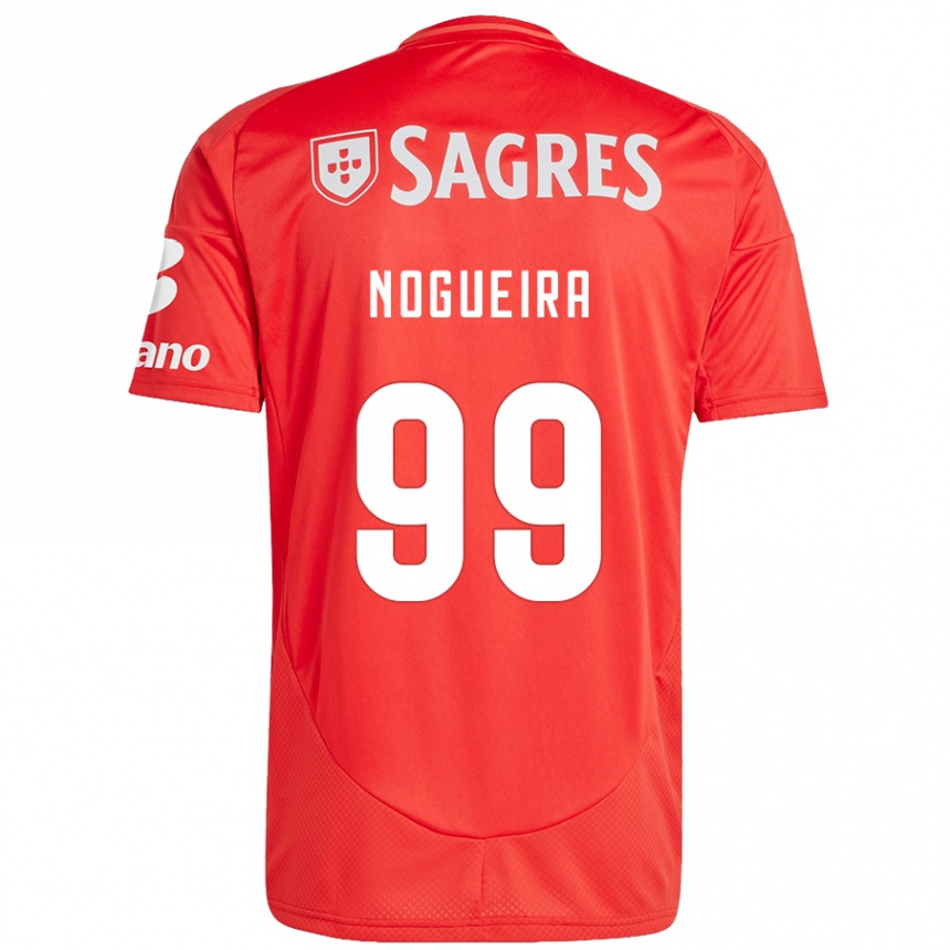 Men Football Beatriz Nogueira #99 Red White Home Jersey 2024/25 T-Shirt Canada