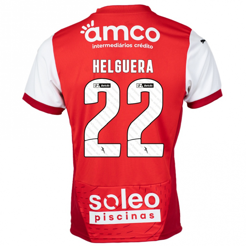 Homme Football Maillot Thiago Helguera #22 Rouge Blanc Tenues Domicile 2024/25 Canada