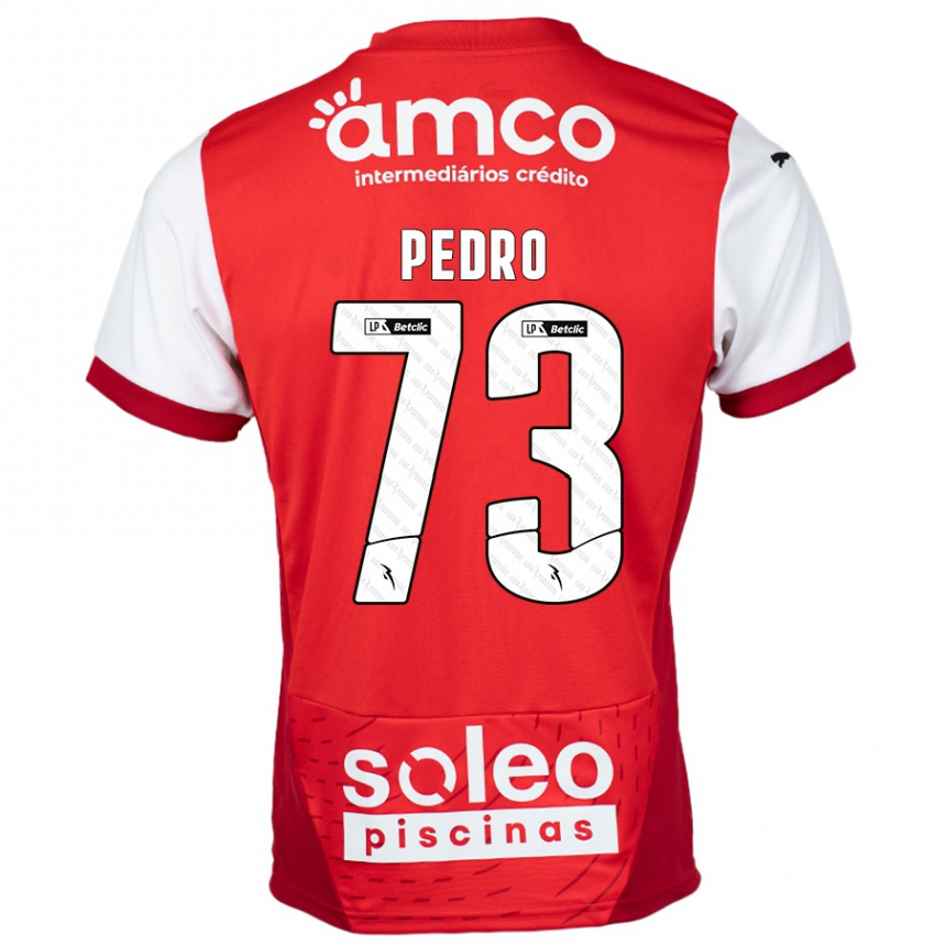 Men Football Zé Pedro #73 Red White Home Jersey 2024/25 T-Shirt Canada