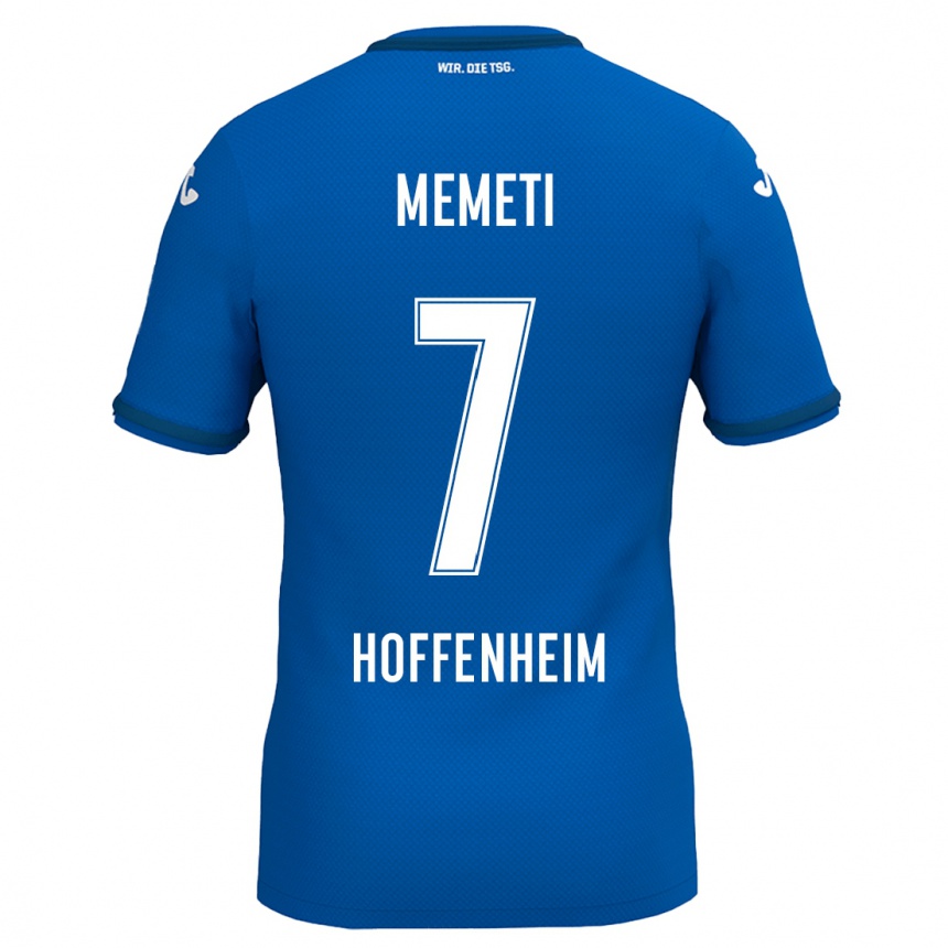 Homme Football Maillot Erëleta Memeti #7 Bleu Royal Tenues Domicile 2024/25 Canada