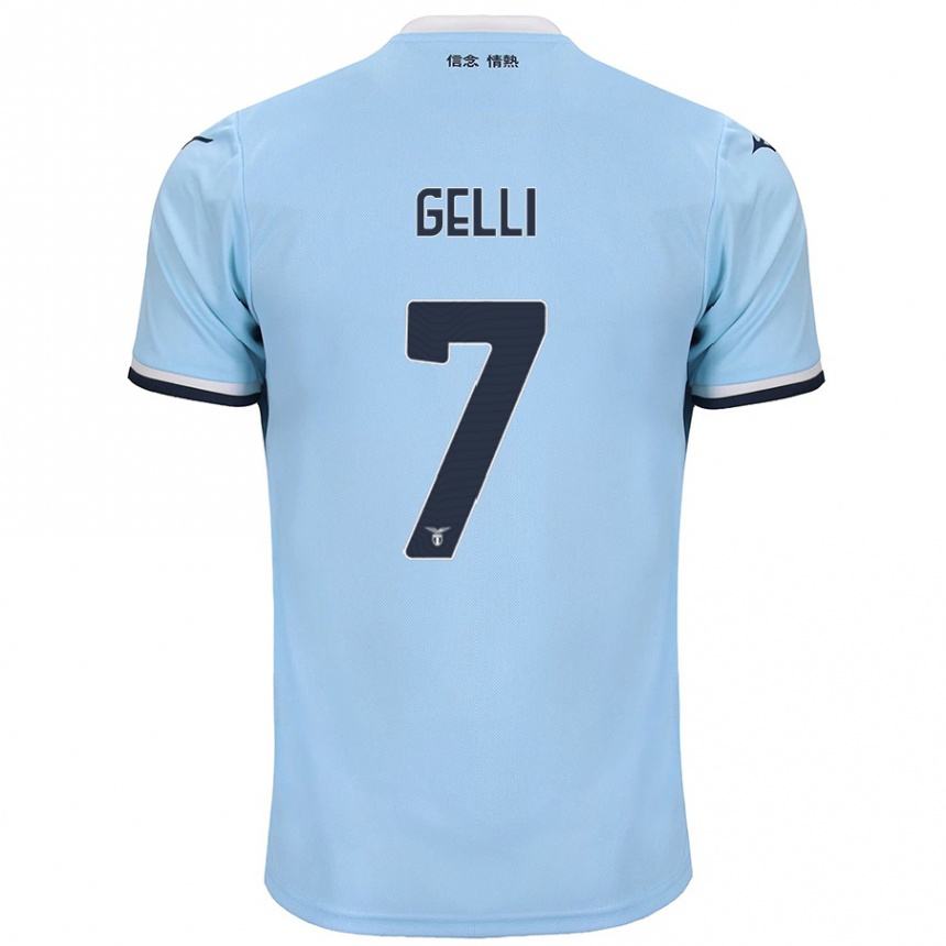 Homme Football Maillot Valerio Gelli #7 Bleu Tenues Domicile 2024/25 Canada