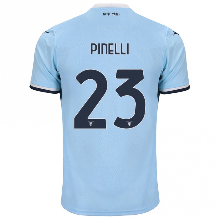 Men Football Pietro Pinelli #23 Blue Home Jersey 2024/25 T-Shirt Canada