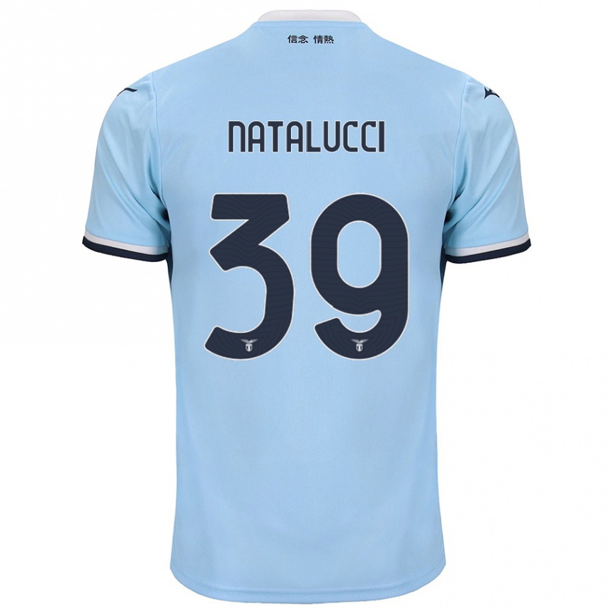 Men Football Serena Natalucci #39 Blue Home Jersey 2024/25 T-Shirt Canada