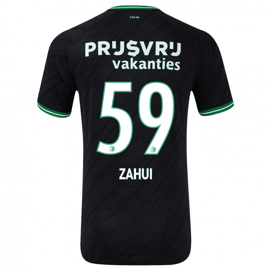 Homme Football Maillot Nesta Zahui #59 Noir Vert Tenues Extérieur 2024/25 Canada