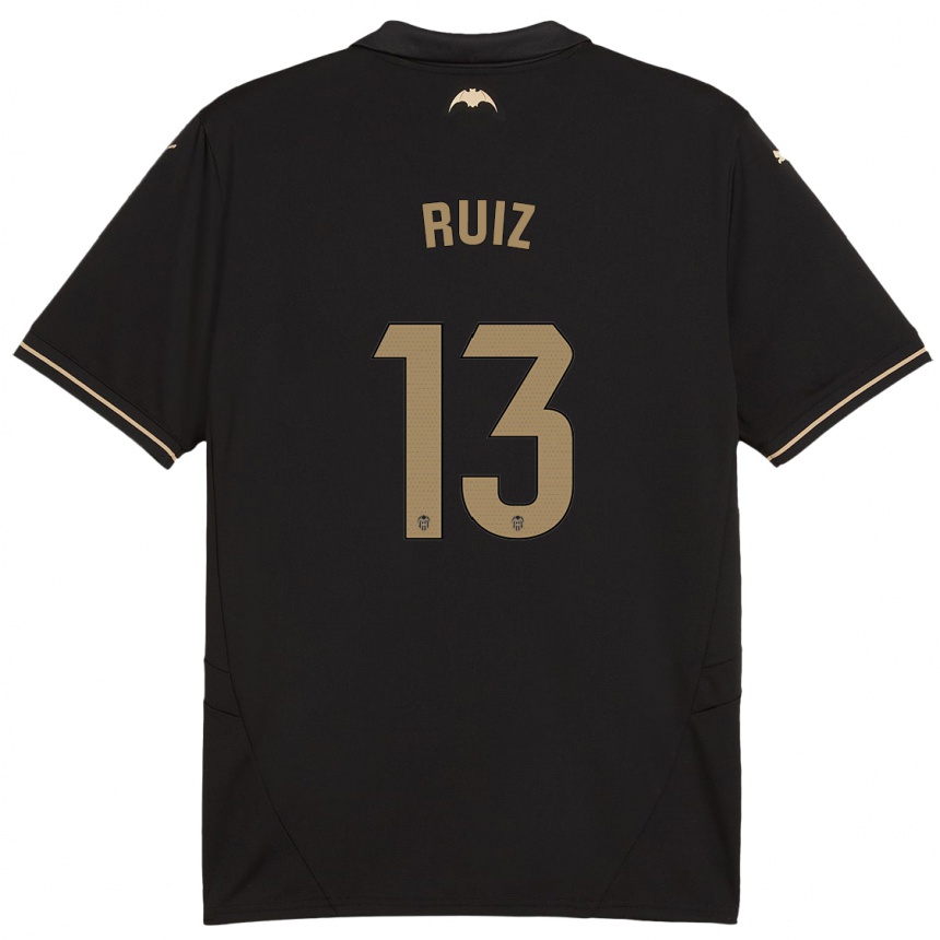 Men Football Nil Ruiz #13 Black Away Jersey 2024/25 T-Shirt Canada