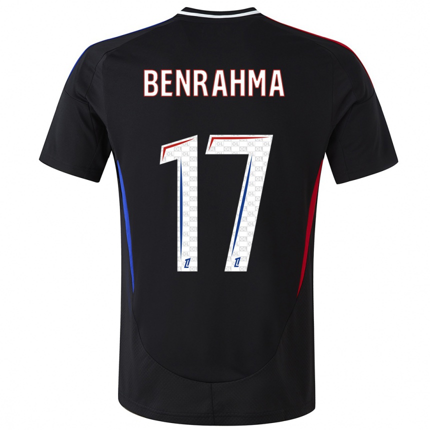 Men Football Saïd Benrahma #17 Black Away Jersey 2024/25 T-Shirt Canada