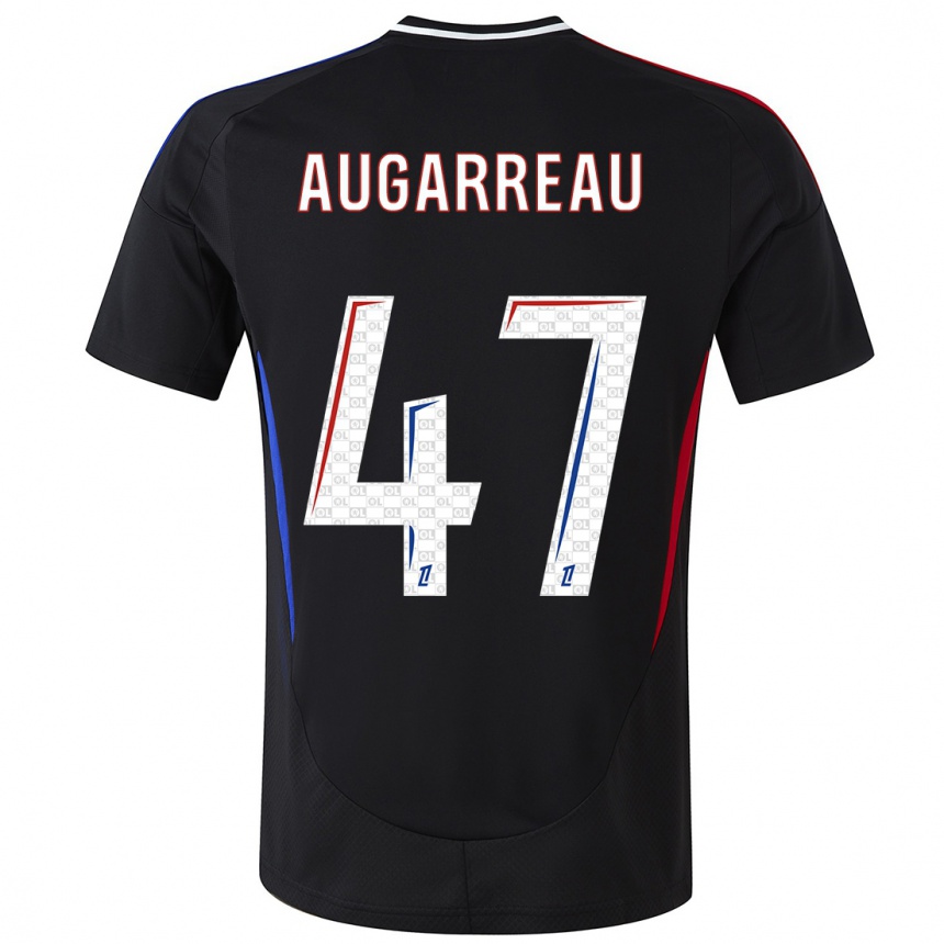 Men Football Sofiane Augarreau #47 Black Away Jersey 2024/25 T-Shirt Canada