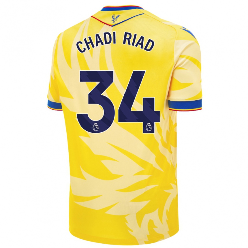 Homme Football Maillot Chadi Riad #34 Jaune Tenues Extérieur 2024/25 Canada