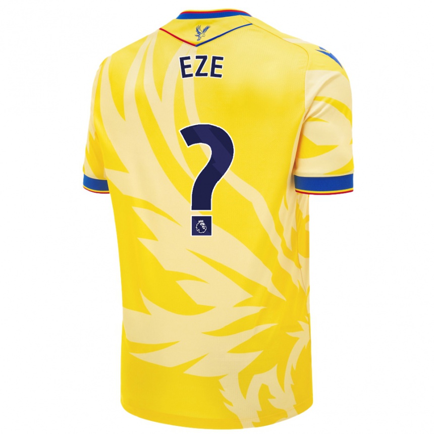 Homme Football Maillot Chimaechi Eze #0 Jaune Tenues Extérieur 2024/25 Canada