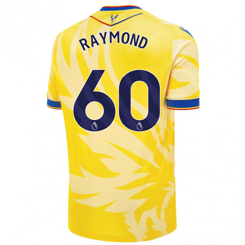 Homme Football Maillot Jadan Raymond #60 Jaune Tenues Extérieur 2024/25 Canada