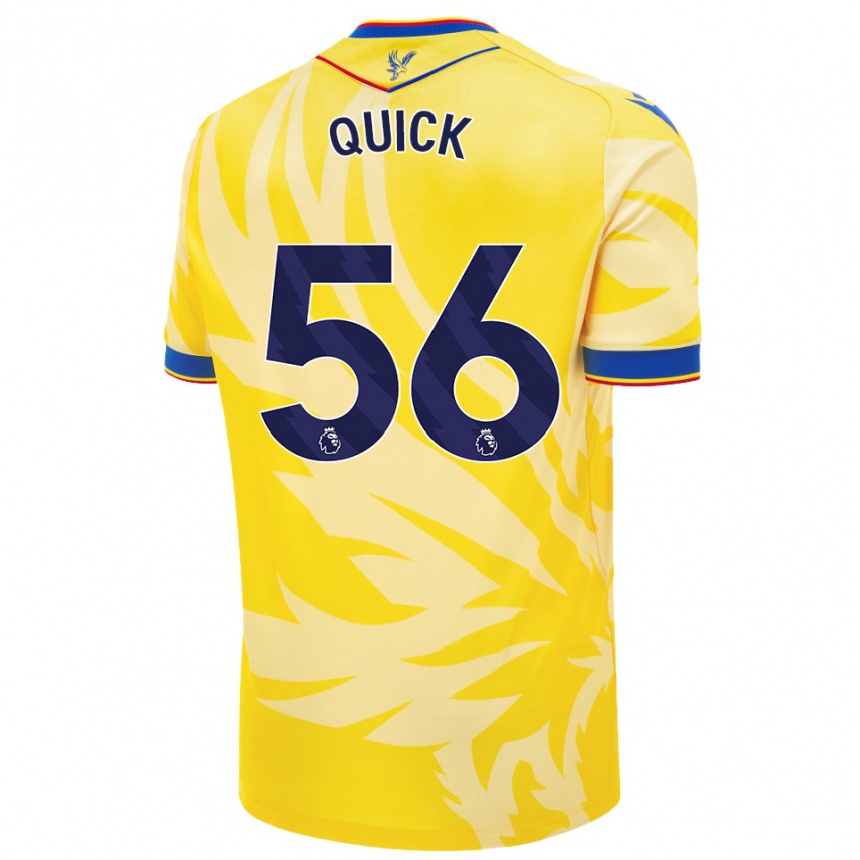 Homme Football Maillot Daniel Quick #56 Jaune Tenues Extérieur 2024/25 Canada