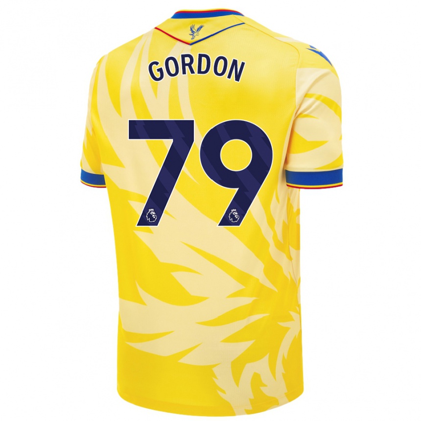 Homme Football Maillot John-Kymani Gordon #79 Jaune Tenues Extérieur 2024/25 Canada