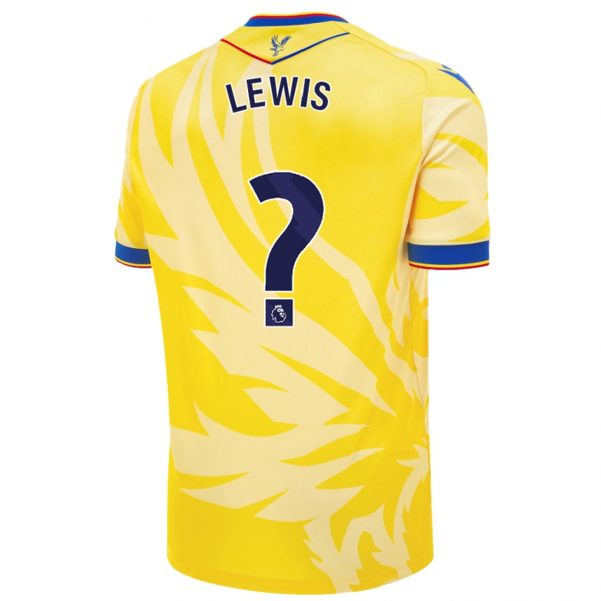 Homme Football Maillot Cameron Lewis Brown #0 Jaune Tenues Extérieur 2024/25 Canada